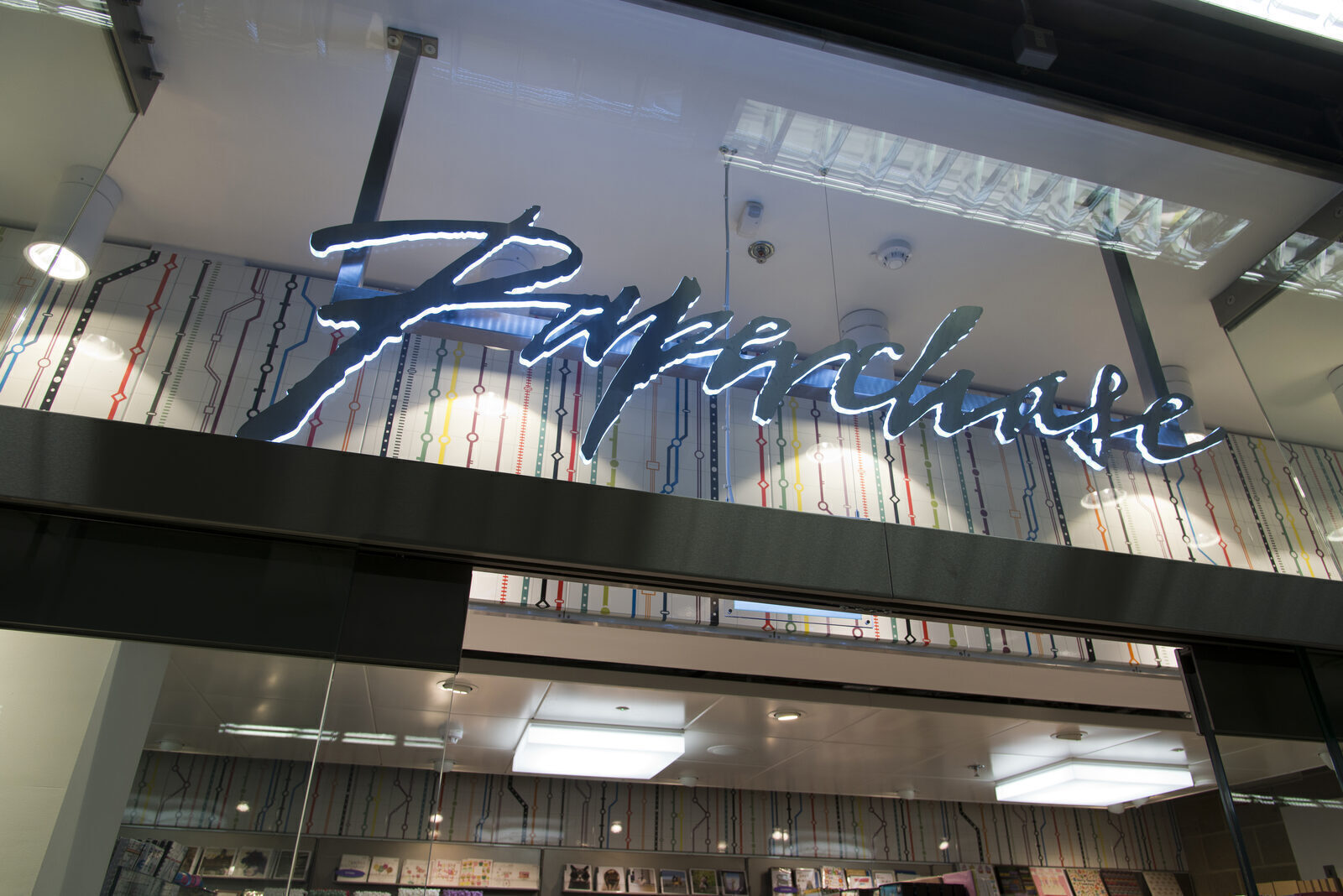 Paperchase Canary Wharf detail